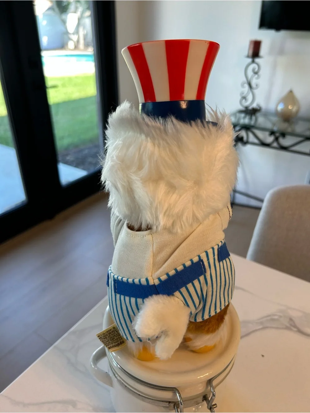 Applause 1980 Olympic Uncle Sam Eagle- Red, White & Blue